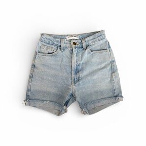 American Apparel Classic Blue Jean Shorts